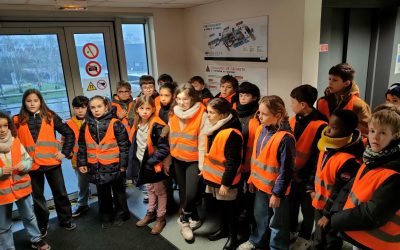 Visite du centre de déchets du SYSEM